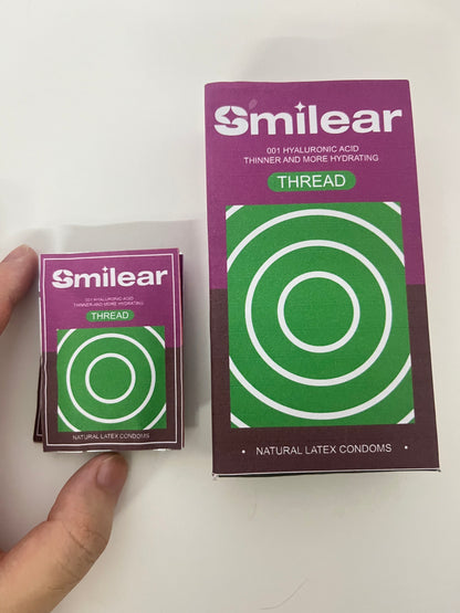 Smilear 001 Hyaluronic Acid Ultra-Thin Condoms Hydrating & Fitting Safe & Comfortable A Reliable Guardian for Intimate Moments