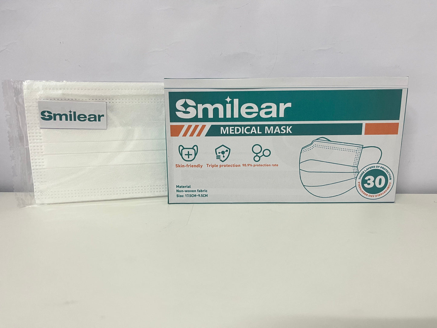 Smilear Sanitary masks Medical Mask Three-Layer Protection Skin-Friendly A Reliable Barrier for Daily Protection