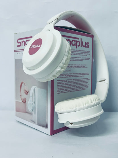 Snaplus Active Noise Cancelling Headphones, Wireless Over Ear Bluetooth Headphones, 70H Playtime, Hi-Res Audio, Deep Bass, Travel, Office, USB-C Charging