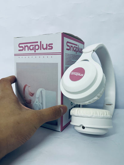 Snaplus Active Noise Cancelling Headphones, Wireless Over Ear Bluetooth Headphones, 70H Playtime, Hi-Res Audio, Deep Bass, Travel, Office, USB-C Charging