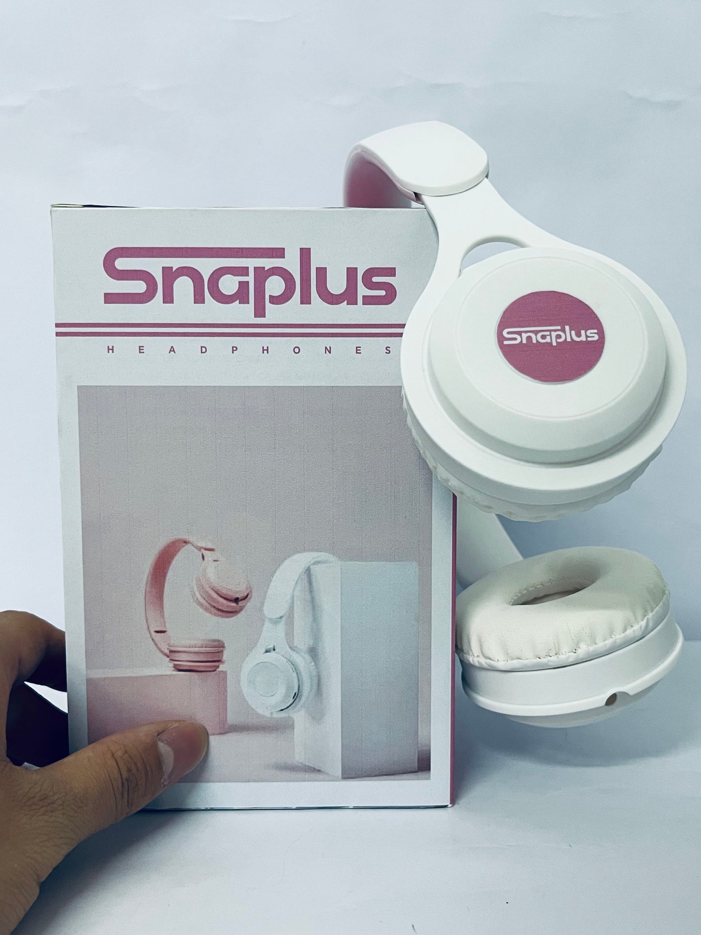 Snaplus Active Noise Cancelling Headphones, Wireless Over Ear Bluetooth Headphones, 70H Playtime, Hi-Res Audio, Deep Bass, Travel, Office, USB-C Charging