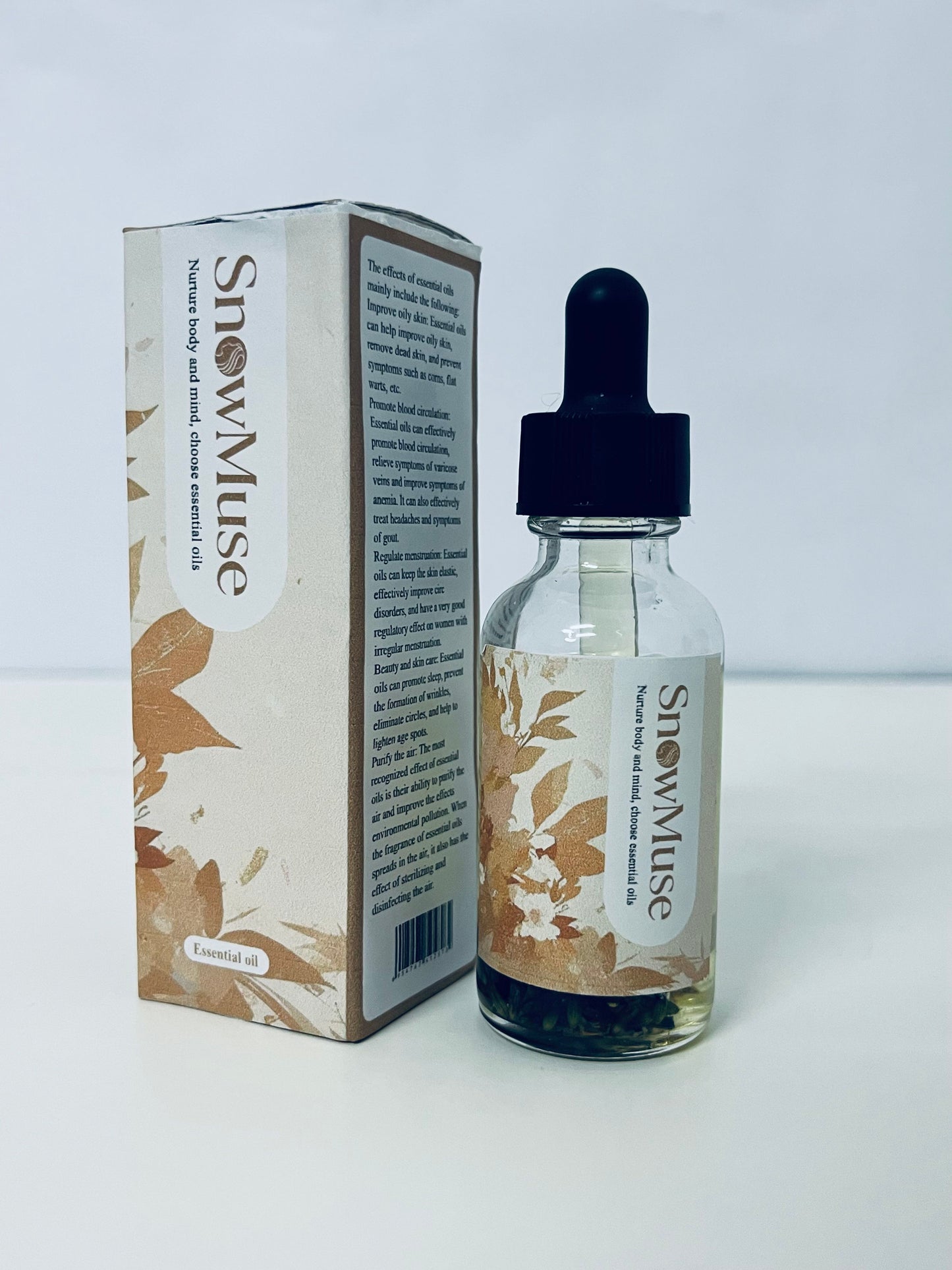 SnowMuse Natural Botanical Healing Essential Oil Herbal Extracts A Daily Care Item for Physical & Mental Relaxation