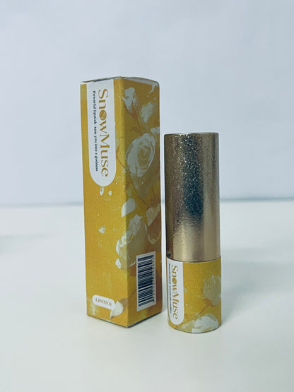 SnowMuse Retro Dark Brown Lipstick Velvet Matte Texture A High-End Accent Item for Bold Makeup Looks