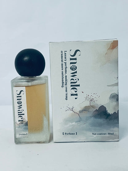 Snowater Eau de Parfum - 50ml Oriental-Inspired Fragrance, Artistic Frosted Glass Bottle, Long-Lasting Scent