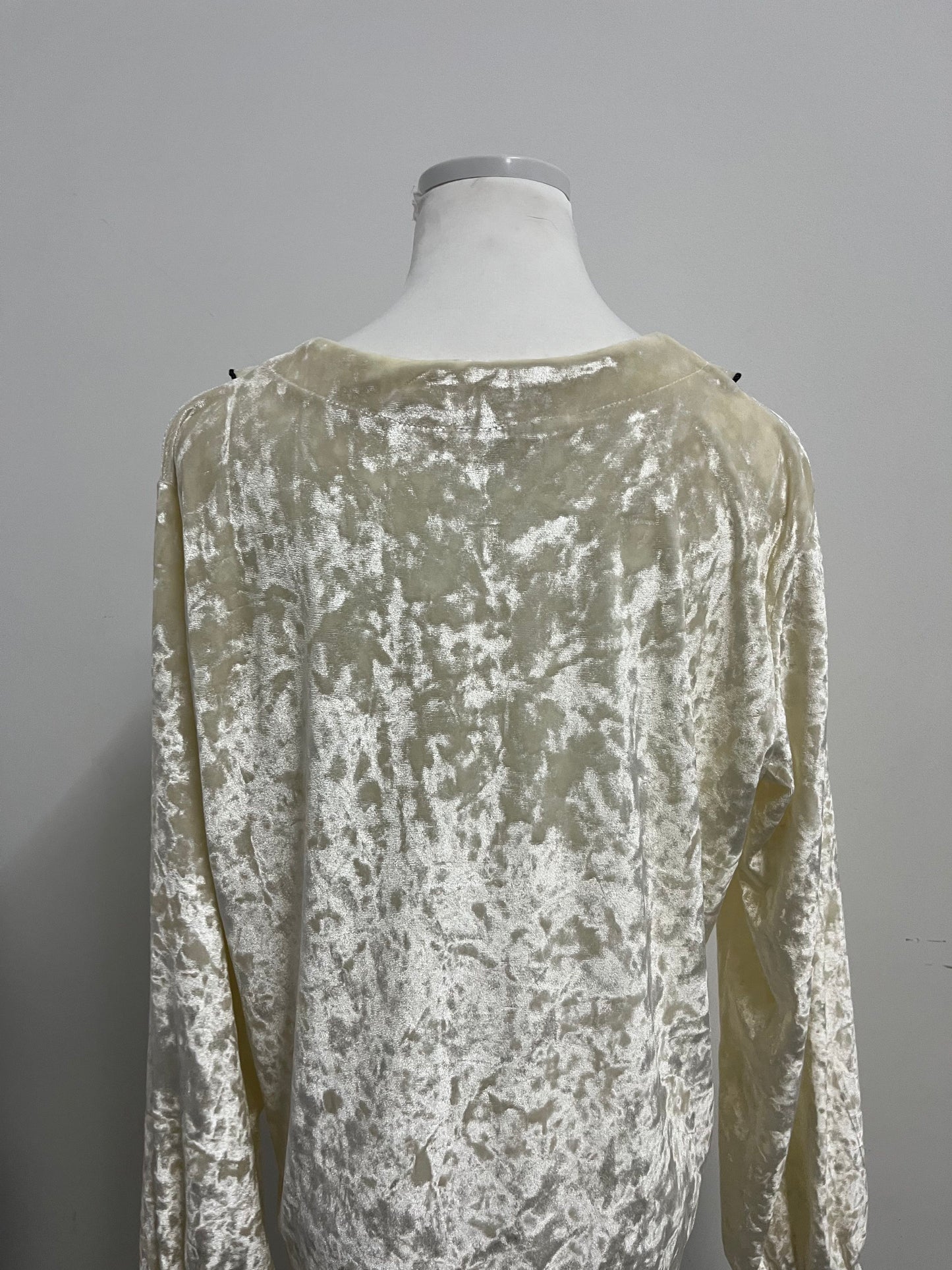 Snowtiger Sleepwear - Light Yellow Velvet Ruffle Collar Nightgown