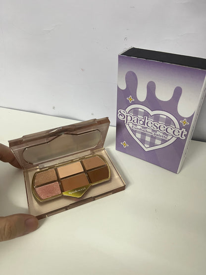 [Spadesecet Eyeshadow palettes]——Spadesecet 6-Color Everyday Eyeshadow Palette - Matte & Shimmer Neutral Tones for Beginners