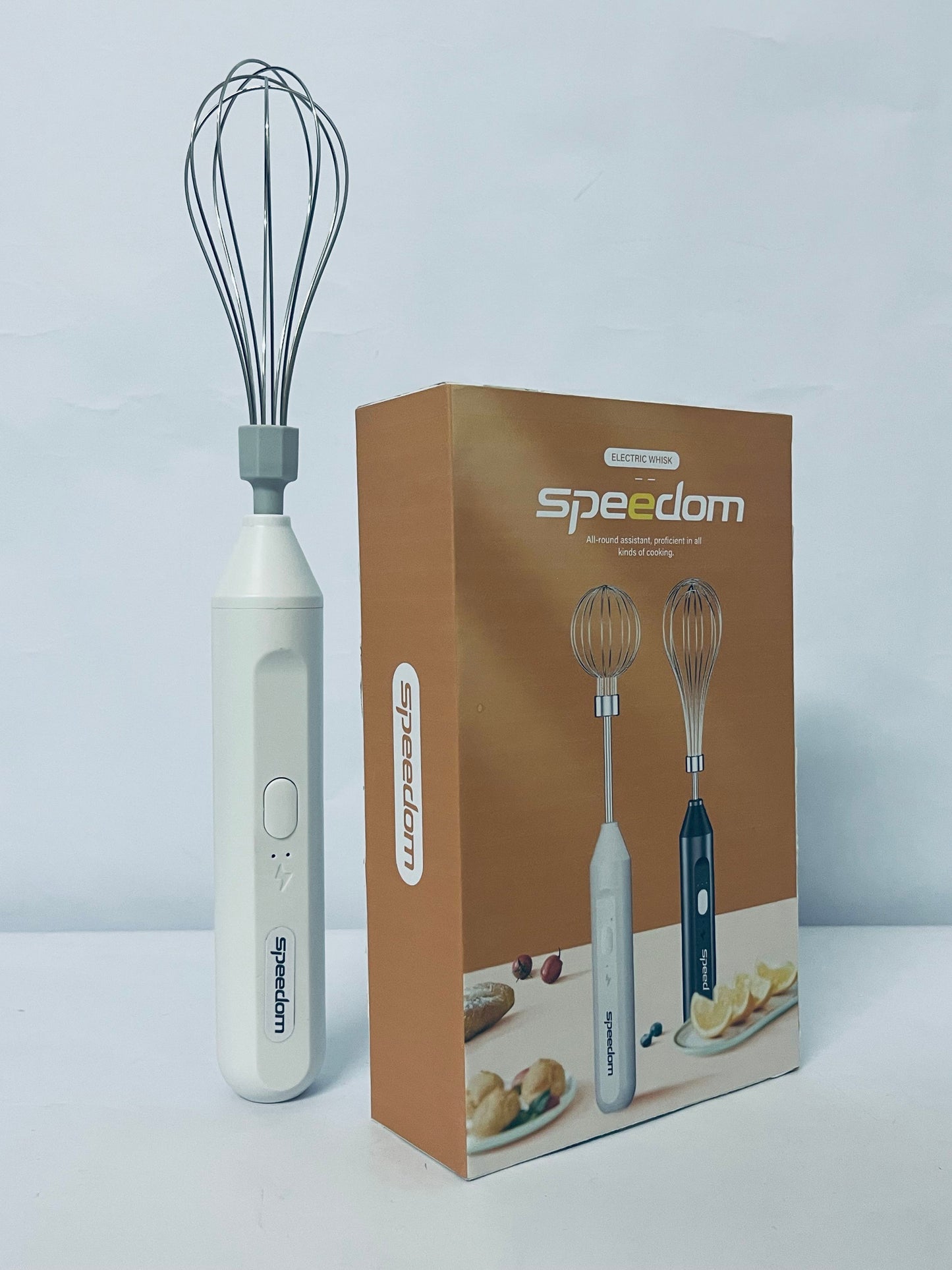 Speedom Handheld Mixers, USB Rechargable Handheld Eggs Beater Cordless Electric Food Mixers Detachable Milk Frothers Kitchen Tool