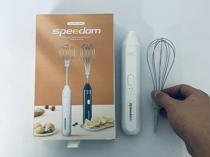 Speedom Handheld Mixers, USB Rechargable Handheld Eggs Beater Cordless Electric Food Mixers Detachable Milk Frothers Kitchen Tool
