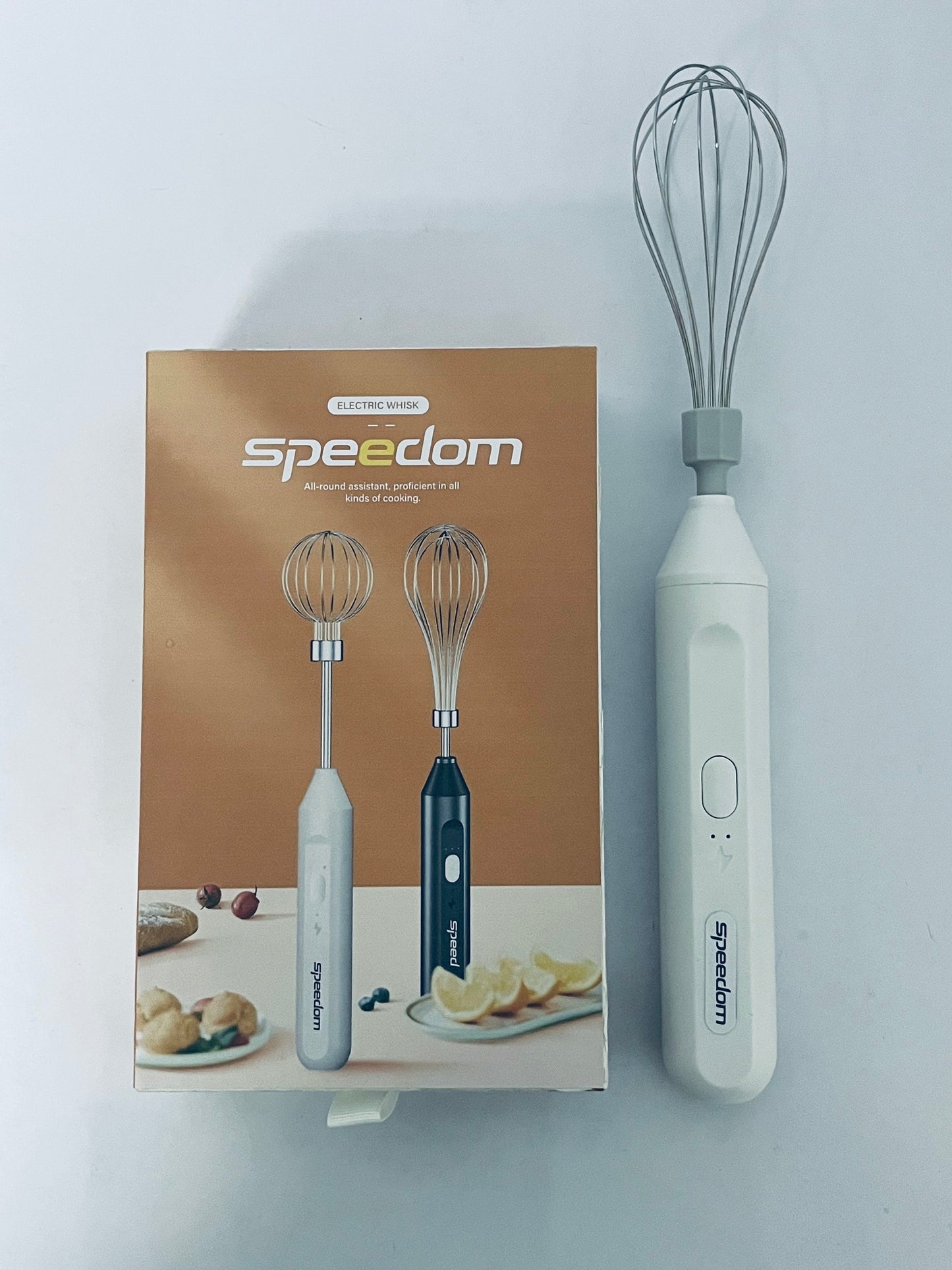 Speedom Handheld Mixers, USB Rechargable Handheld Eggs Beater Cordless Electric Food Mixers Detachable Milk Frothers Kitchen Tool