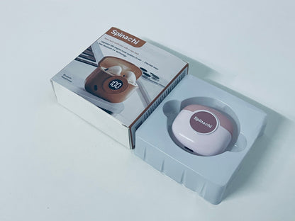 Spinachi Retro True Wireless Bluetooth Earphones Bluetooth 5.4 360° Noise Isolation Digital Display Battery Life A Feast for Both Hearing and Aesthetics