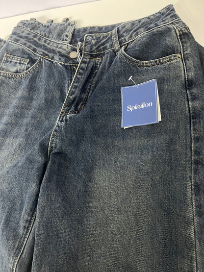 【Spiralion Jeans】—— Spiralion Vintage Washed Wide-Leg Jeans - Your Go-To for Effortless American Style