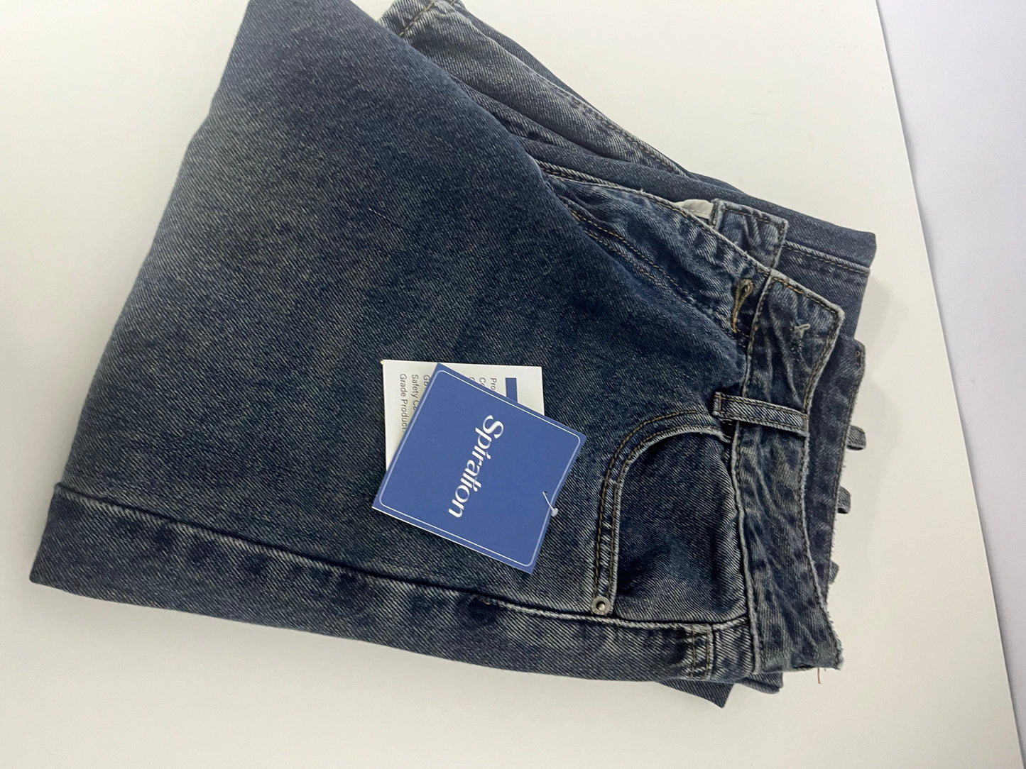 【Spiralion Jeans】—— Spiralion Vintage Washed Wide-Leg Jeans - Your Go-To for Effortless American Style