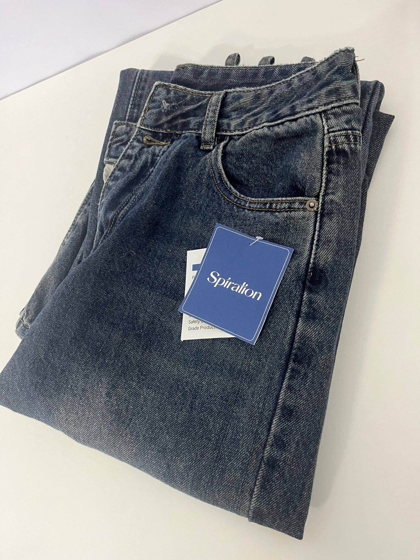 【Spiralion Jeans】—— Spiralion Vintage Washed Wide-Leg Jeans - Your Go-To for Effortless American Style