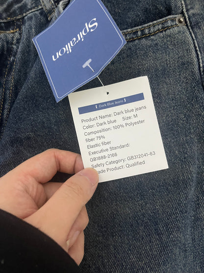 【Spiralion Jeans】—— Spiralion Vintage Washed Wide-Leg Jeans - Your Go-To for Effortless American Style