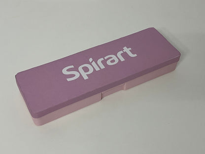[Spirart Boxes for pens]-Gradient Pink-Purple Pencil Case - Simple Portable Student Stationery Box