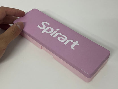 [Spirart Boxes for pens]-Gradient Pink-Purple Pencil Case - Simple Portable Student Stationery Box