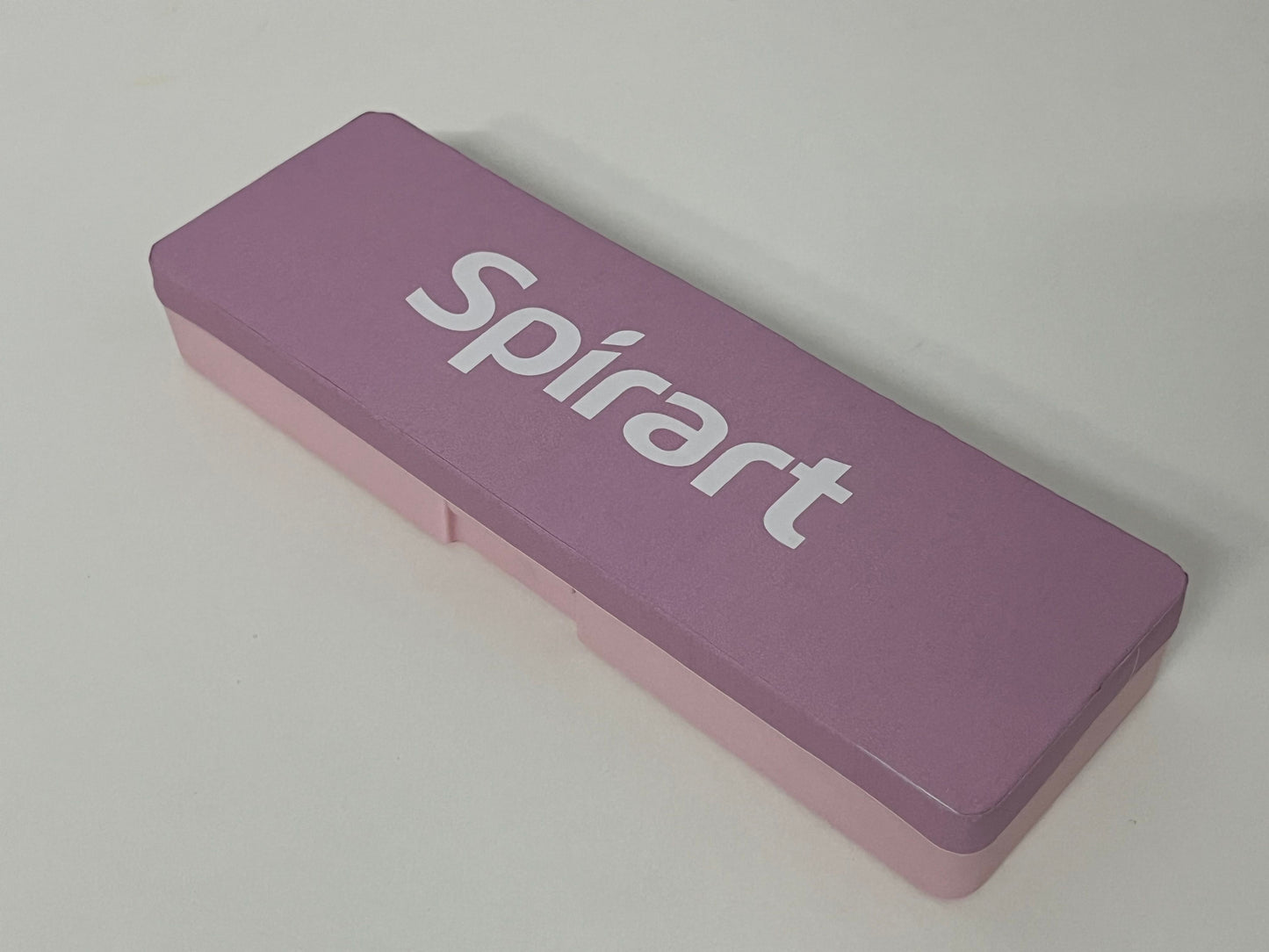 [Spirart Boxes for pens]-Gradient Pink-Purple Pencil Case - Simple Portable Student Stationery Box