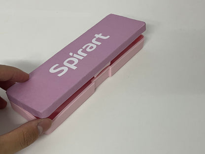 [Spirart Boxes for pens]-Gradient Pink-Purple Pencil Case - Simple Portable Student Stationery Box