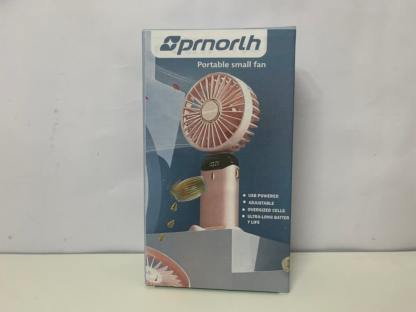 [Sprnorth Electric fans]-Portable Rechargeable Mini Fan - Handheld & Neck-Mountable Personal Fan