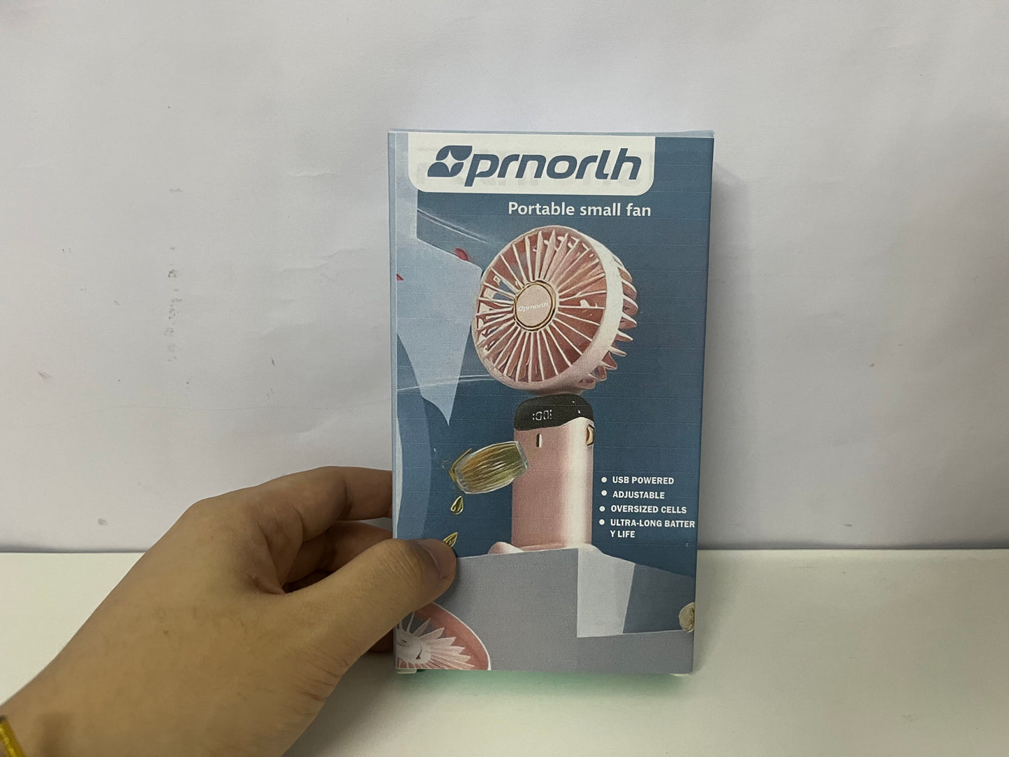[Sprnorth Electric fans]-Portable Rechargeable Mini Fan - Handheld & Neck-Mountable Personal Fan