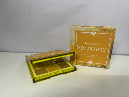 [Sprpower Eye shadows]-Autumn Warm Brown 5-Color Eyeshadow Palette - Matte & Shimmer Earth Tones for Daily Wear