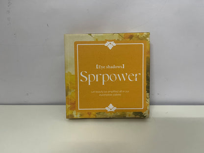 [Sprpower Eye shadows]-Autumn Warm Brown 5-Color Eyeshadow Palette - Matte & Shimmer Earth Tones for Daily Wear