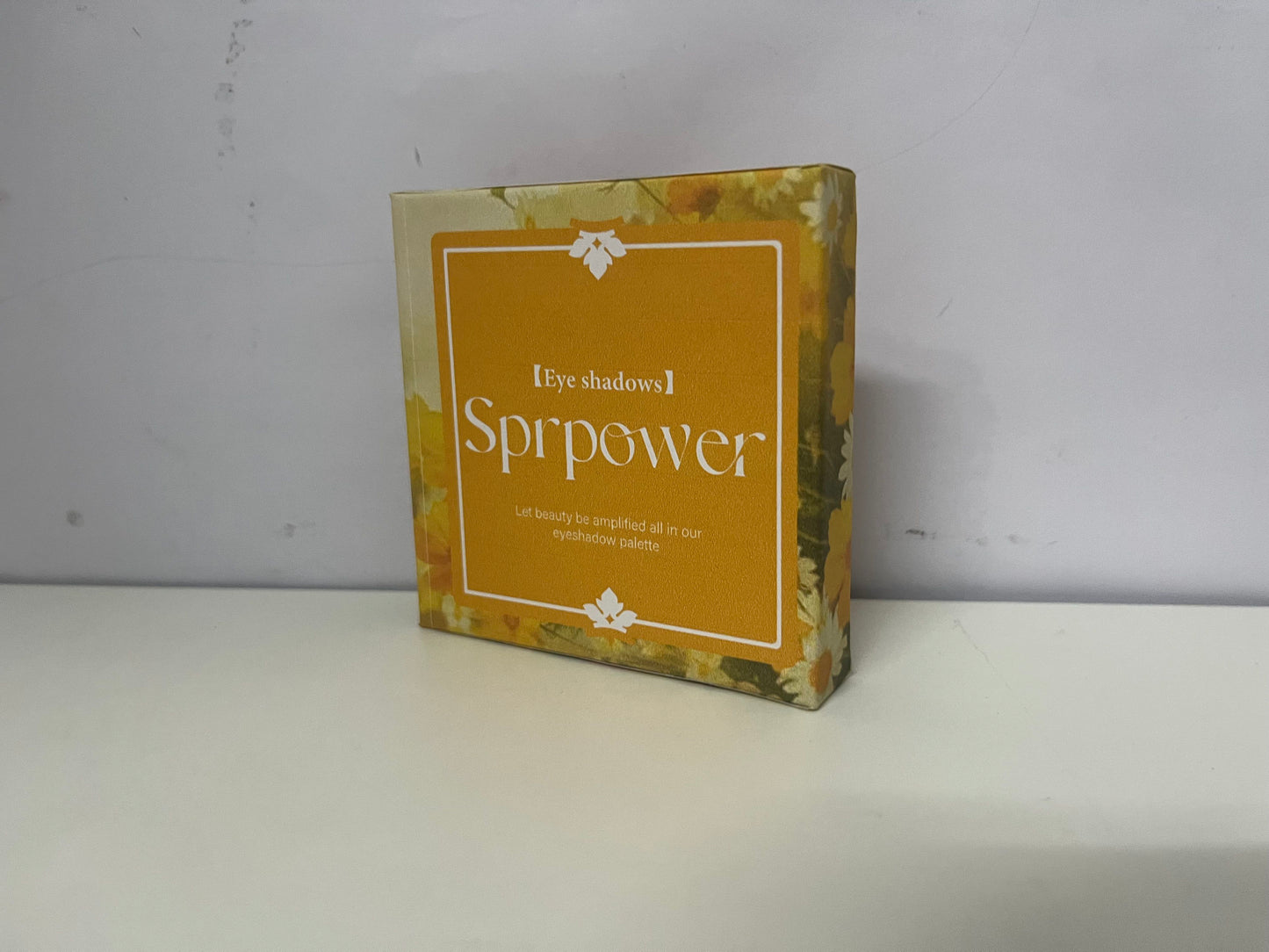 [Sprpower Eye shadows]-Autumn Warm Brown 5-Color Eyeshadow Palette - Matte & Shimmer Earth Tones for Daily Wear