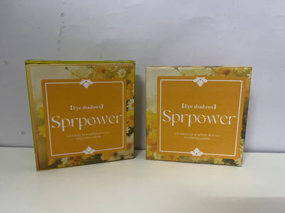 [Sprpower Eye shadows]-Autumn Warm Brown 5-Color Eyeshadow Palette - Matte & Shimmer Earth Tones for Daily Wear