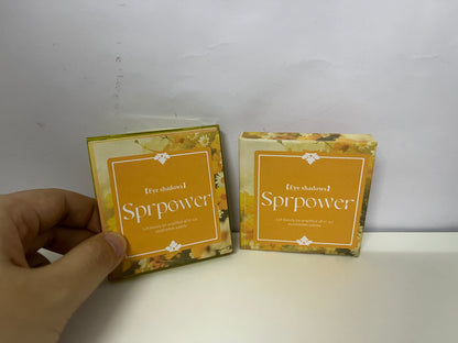 [Sprpower Eye shadows]-Autumn Warm Brown 5-Color Eyeshadow Palette - Matte & Shimmer Earth Tones for Daily Wear