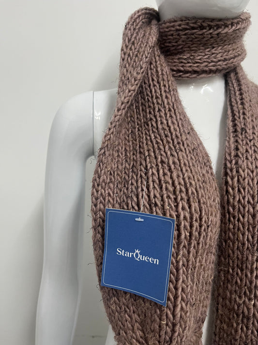 [StarQueen Scarfs]-Chunky Knit Scarf - Winter Warm Fringed