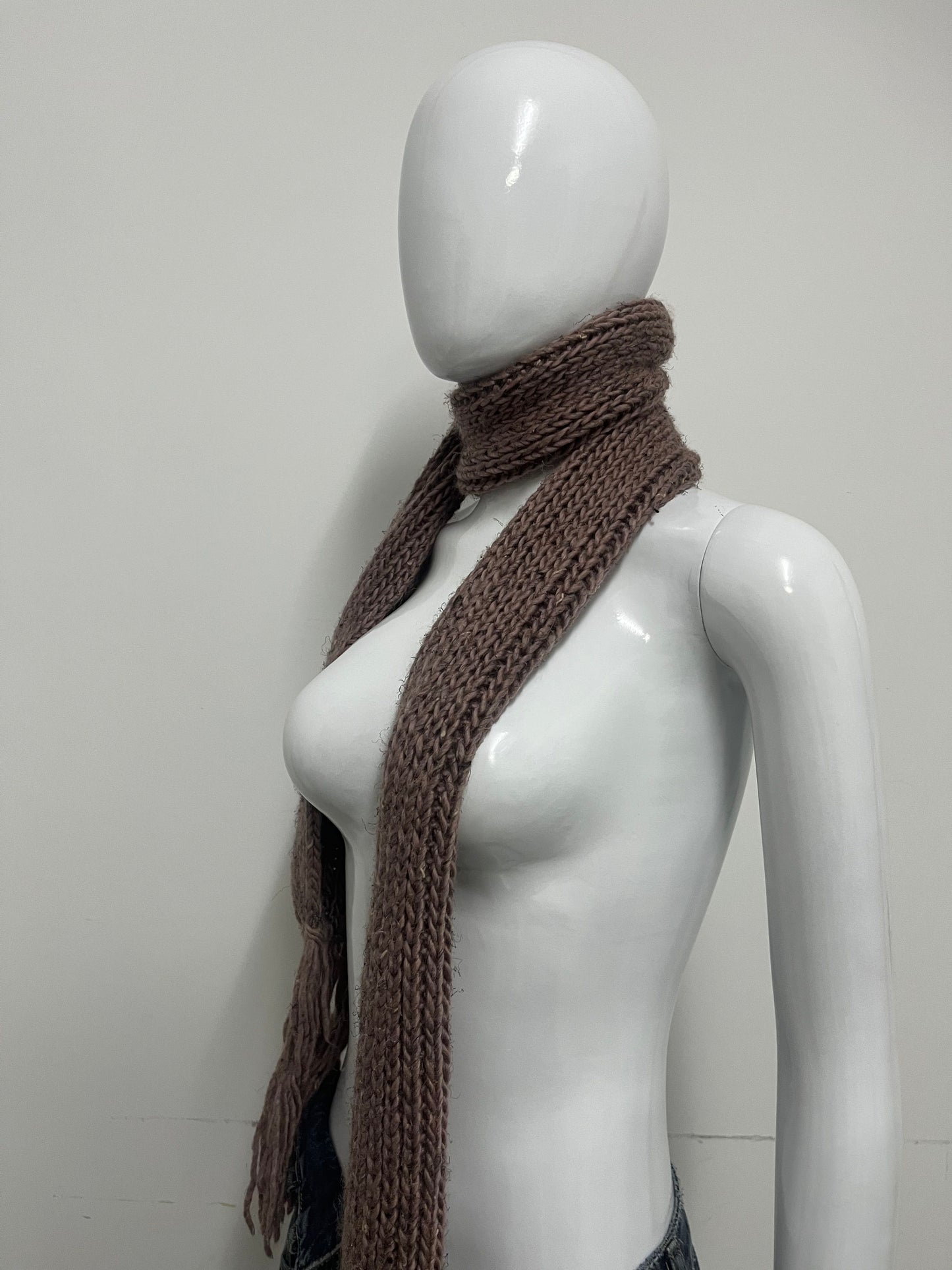 [StarQueen Scarfs]-Chunky Knit Scarf - Winter Warm Fringed