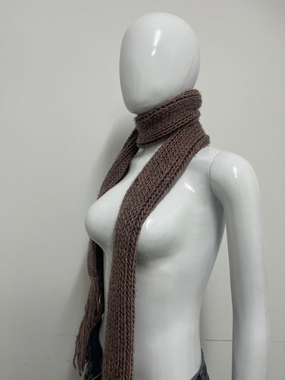 [StarQueen Scarfs]-Chunky Knit Scarf - Winter Warm Fringed