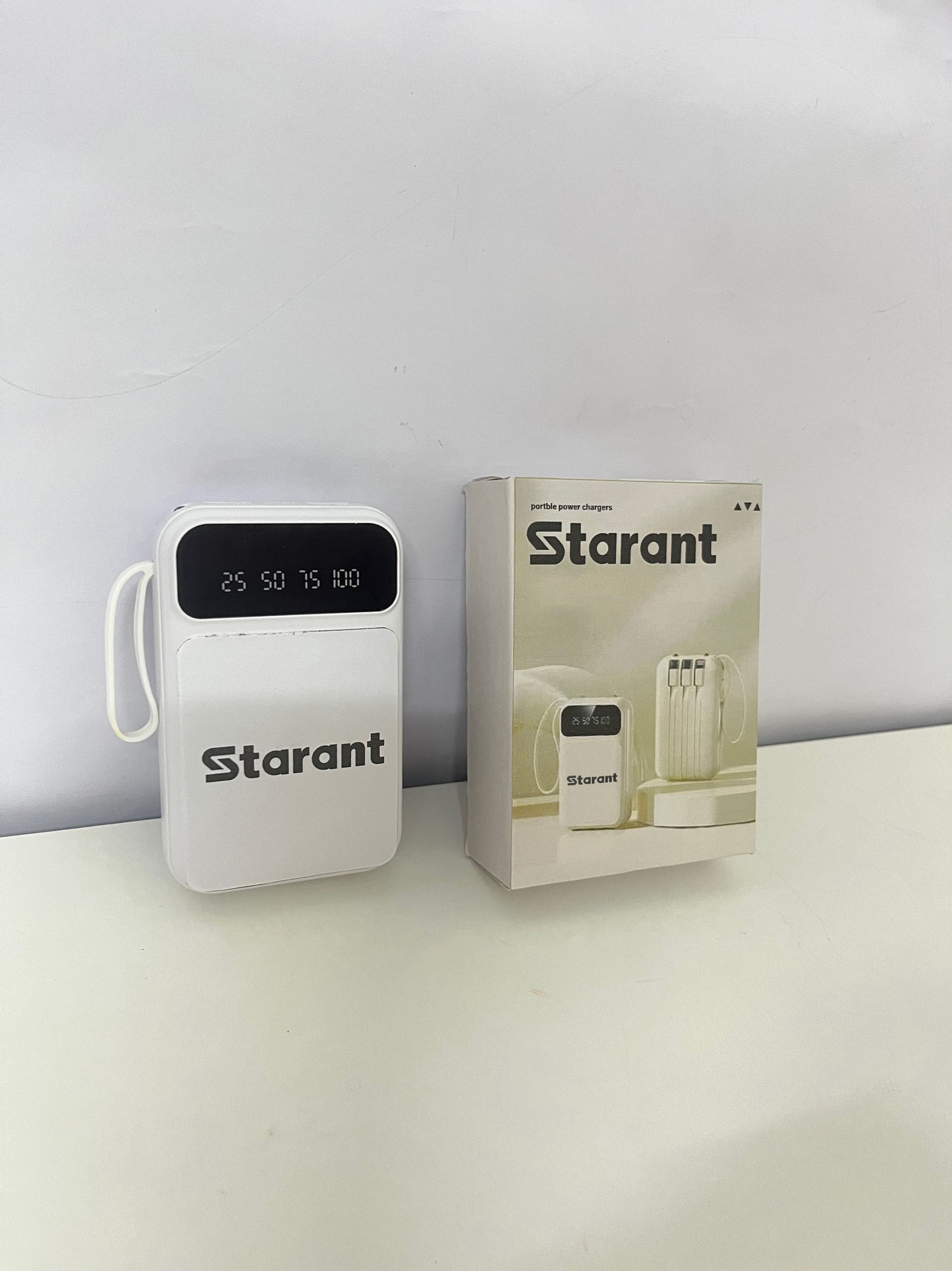 Starant Digital Display Portable Power Bank Multi-Port Output Lanyard Design A Practical Choice for On-the-Go Charging