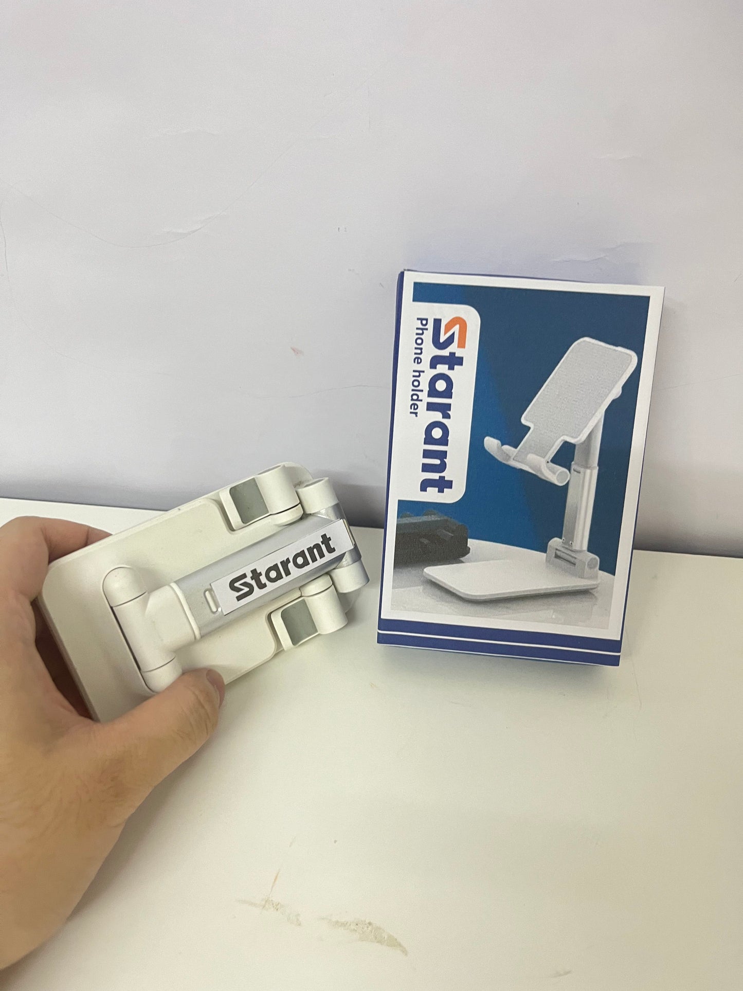 Starant Foldable Phone Holder Portable & Adjustable Stable Support A Comfort Helper for Multi-Scenario Viewing