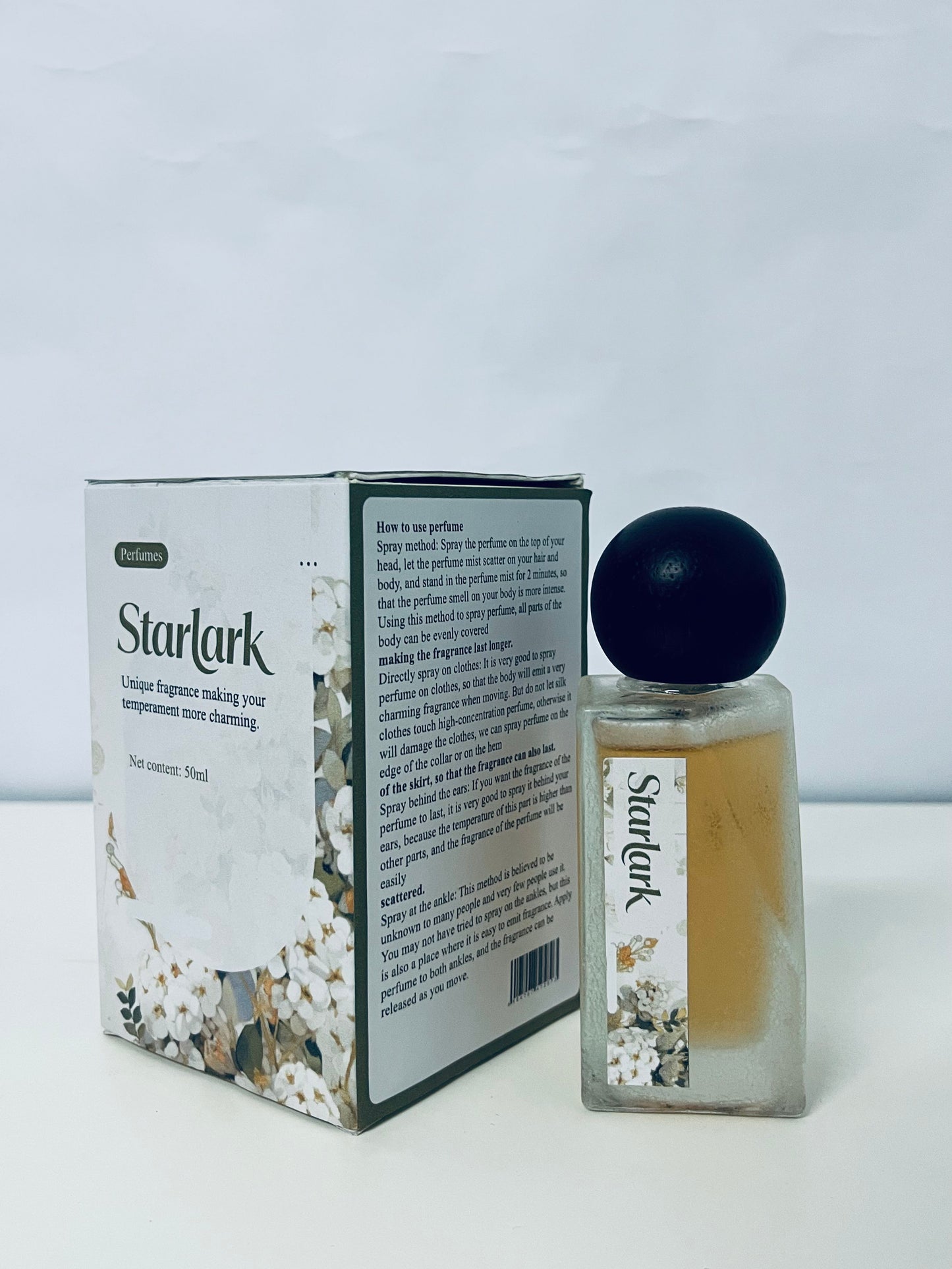 Starlark Perfume - Floral Fragrance with Multiple Application Methods