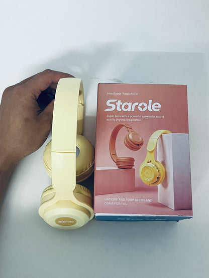 Starole Wireless Active Noise Canceling Headphones - HiFi Stereo Long Battery Life Earbuds for Sports & Commuting (Compatible with iOS/Android)