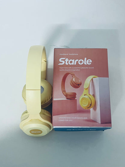 Starole Wireless Active Noise Canceling Headphones - HiFi Stereo Long Battery Life Earbuds for Sports & Commuting (Compatible with iOS/Android)