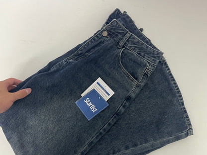Startist Vintage Washed High-Waisted Straight-Leg Jeans - Create a Casual and Uninhibited Fashion Style