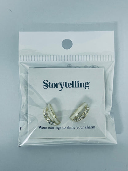 Storytelling Shiny Geometric  Lady Daily Wearable Earrings Women Dainty Fashion Jewelry Accessories Creative Gift