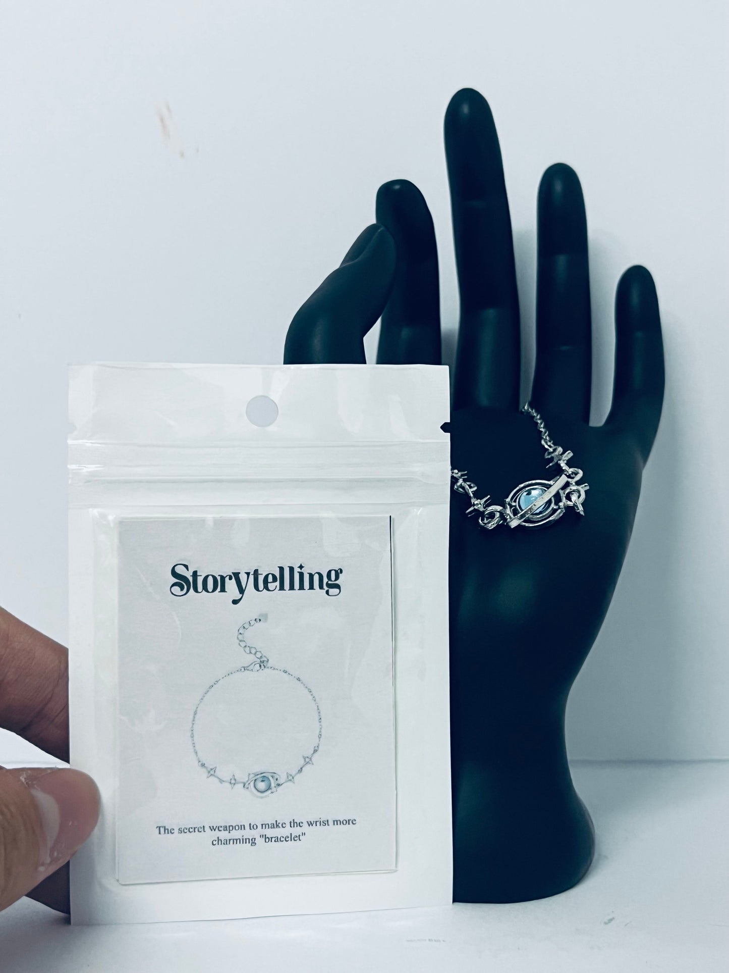 Storytelling Bracelet for Women, Rhinestone Decor Birthstone Bracelets for Women Fine Jewelry Birthday Valentine‘s’ Day Gifts for Her Mom Wife, Chain
