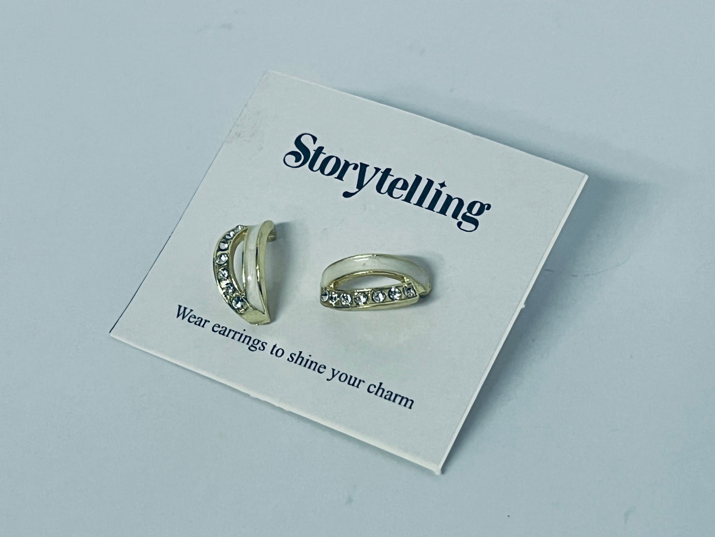 Storytelling Shiny Geometric  Lady Daily Wearable Earrings Women Dainty Fashion Jewelry Accessories Creative Gift