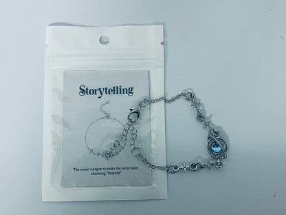 Storytelling Bracelet for Women, Rhinestone Decor Birthstone Bracelets for Women Fine Jewelry Birthday Valentine‘s’ Day Gifts for Her Mom Wife, Chain