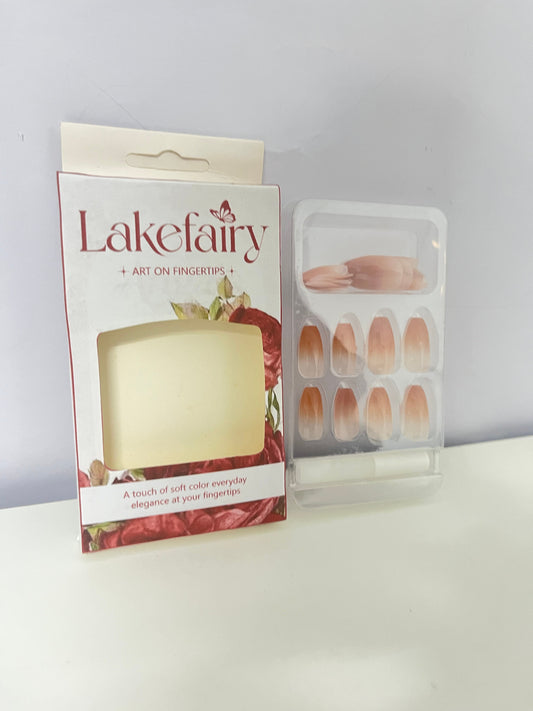 【Lakefairy Gradient False Nails】—— Daily Elegance on Your Fingertips