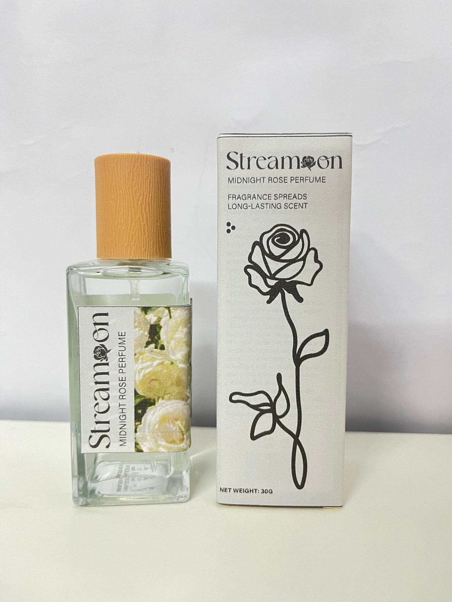 【Streamoon Midnight Rose Perfume】—— Elegant Floral Scent with Minimalist Style