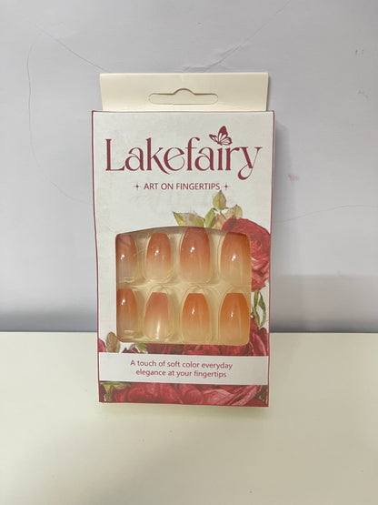 【Lakefairy Gradient False Nails】—— Daily Elegance on Your Fingertips