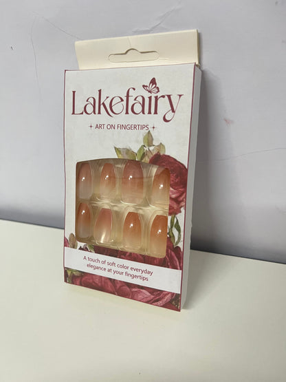 【Lakefairy Gradient False Nails】—— Daily Elegance on Your Fingertips