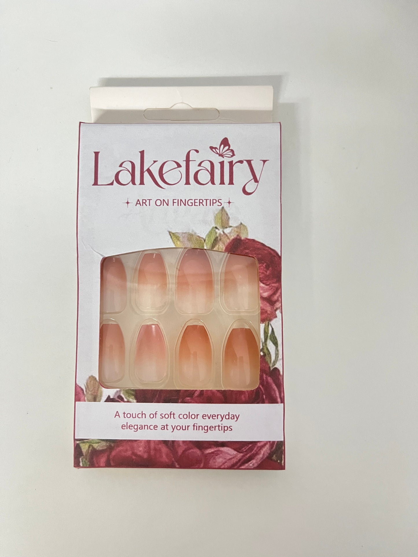 【Lakefairy Gradient False Nails】—— Daily Elegance on Your Fingertips