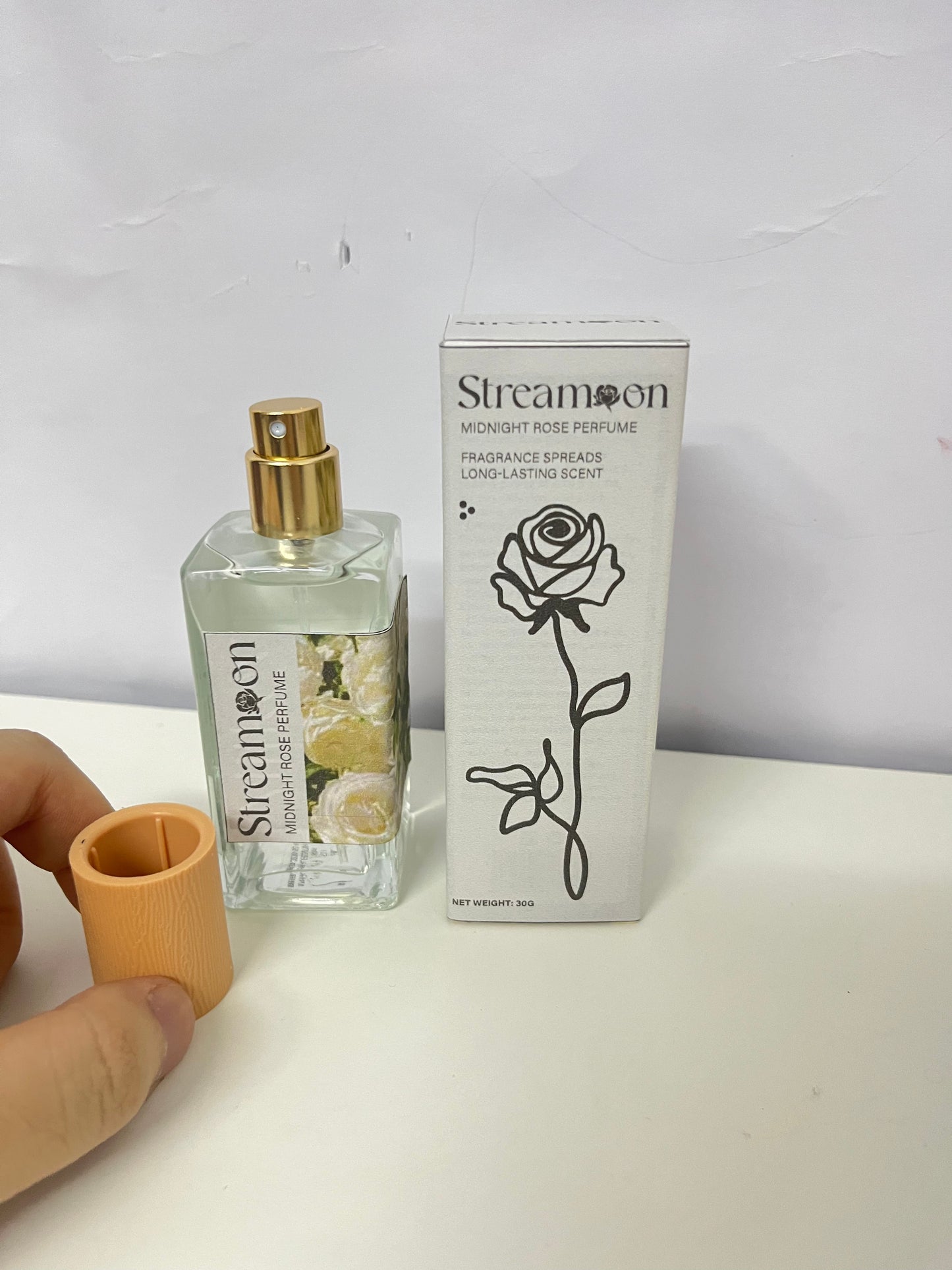 【Streamoon Midnight Rose Perfume】—— Elegant Floral Scent with Minimalist Style