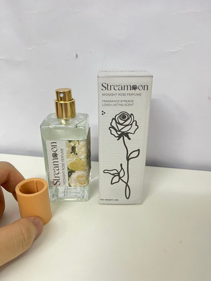 【Streamoon Midnight Rose Perfume】—— Elegant Floral Scent with Minimalist Style
