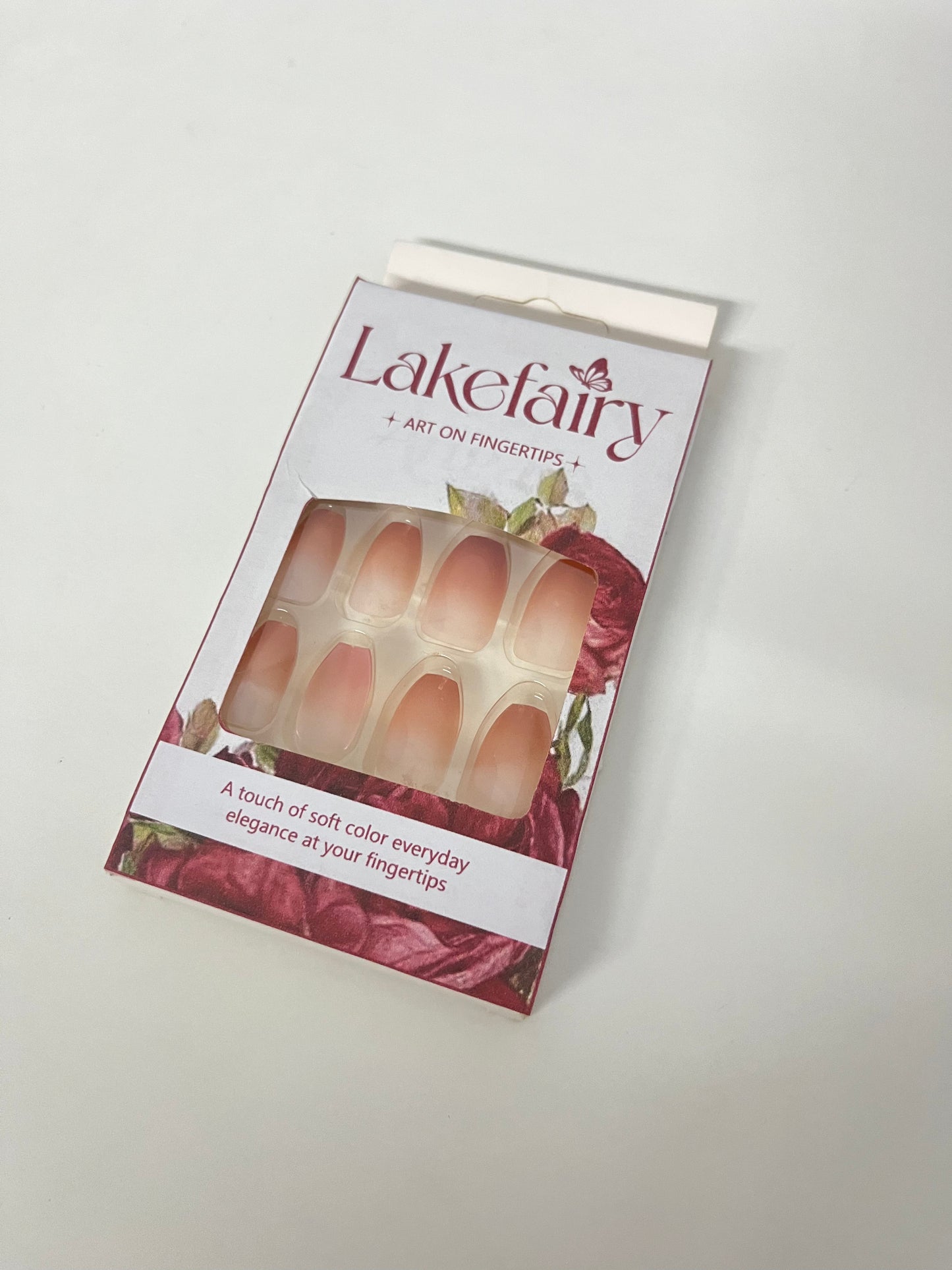 【Lakefairy Gradient False Nails】—— Daily Elegance on Your Fingertips